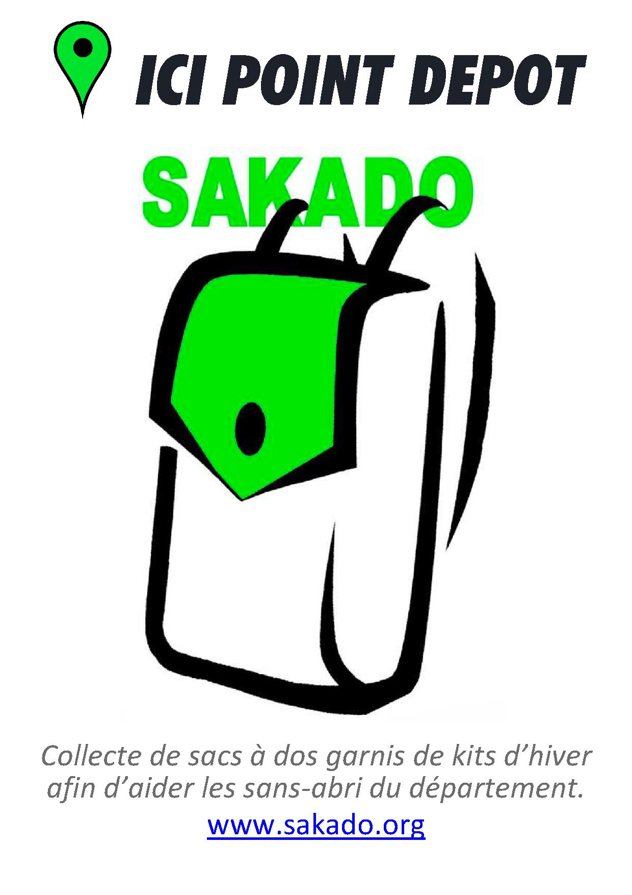 Affiche ADMR point dépôt SAKADO