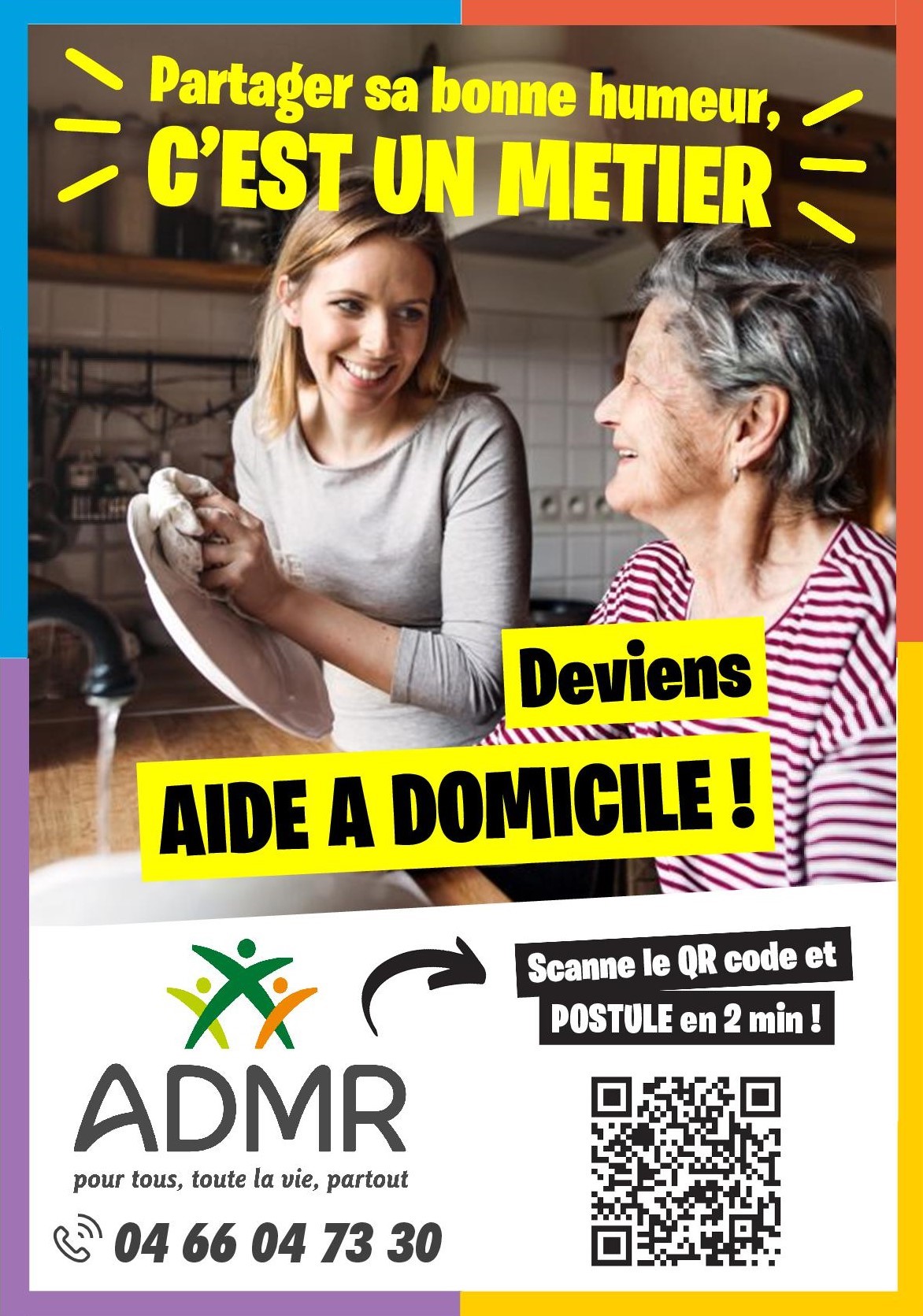 Affiche recrutement ADMR