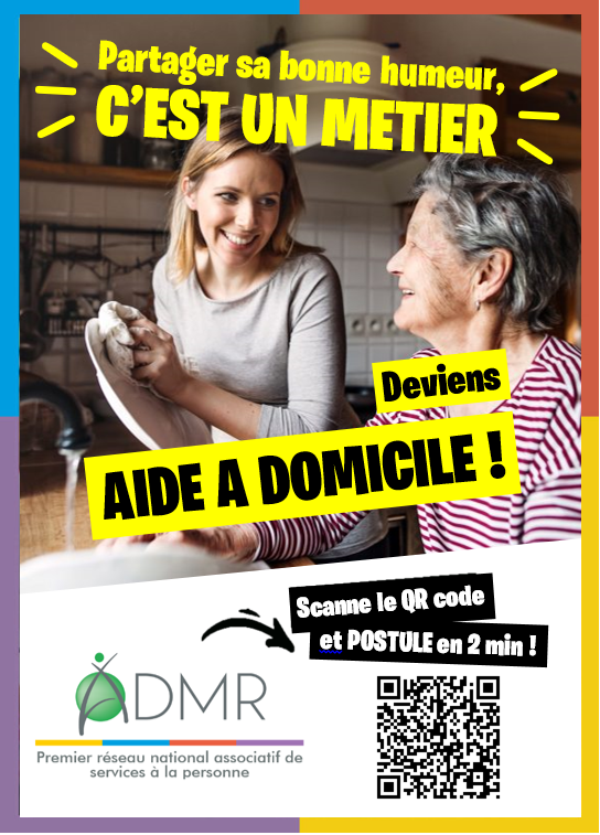 Affiche recrutement ADMR