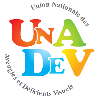 Logo Union Nationale des Aveugles et Déficients Visuels
